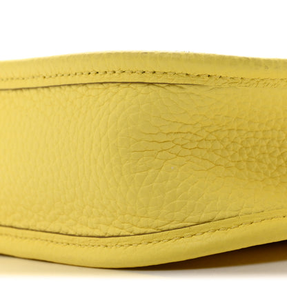 Hermes Taurillon Clemence Evelyne TPM Lime 10 of 12