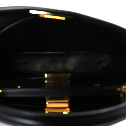 Fendi Nappa Mini Peekaboo Iconic Satchel Black 5 of 9