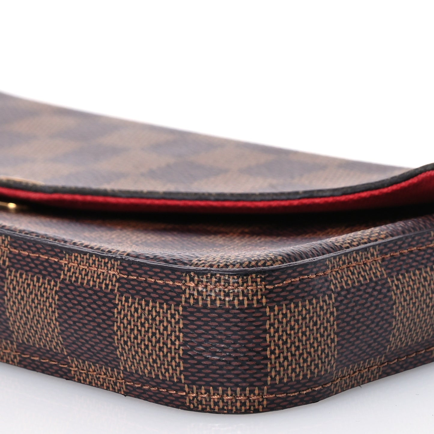 Damier Ebene Pochette Felicie Chain Wallet