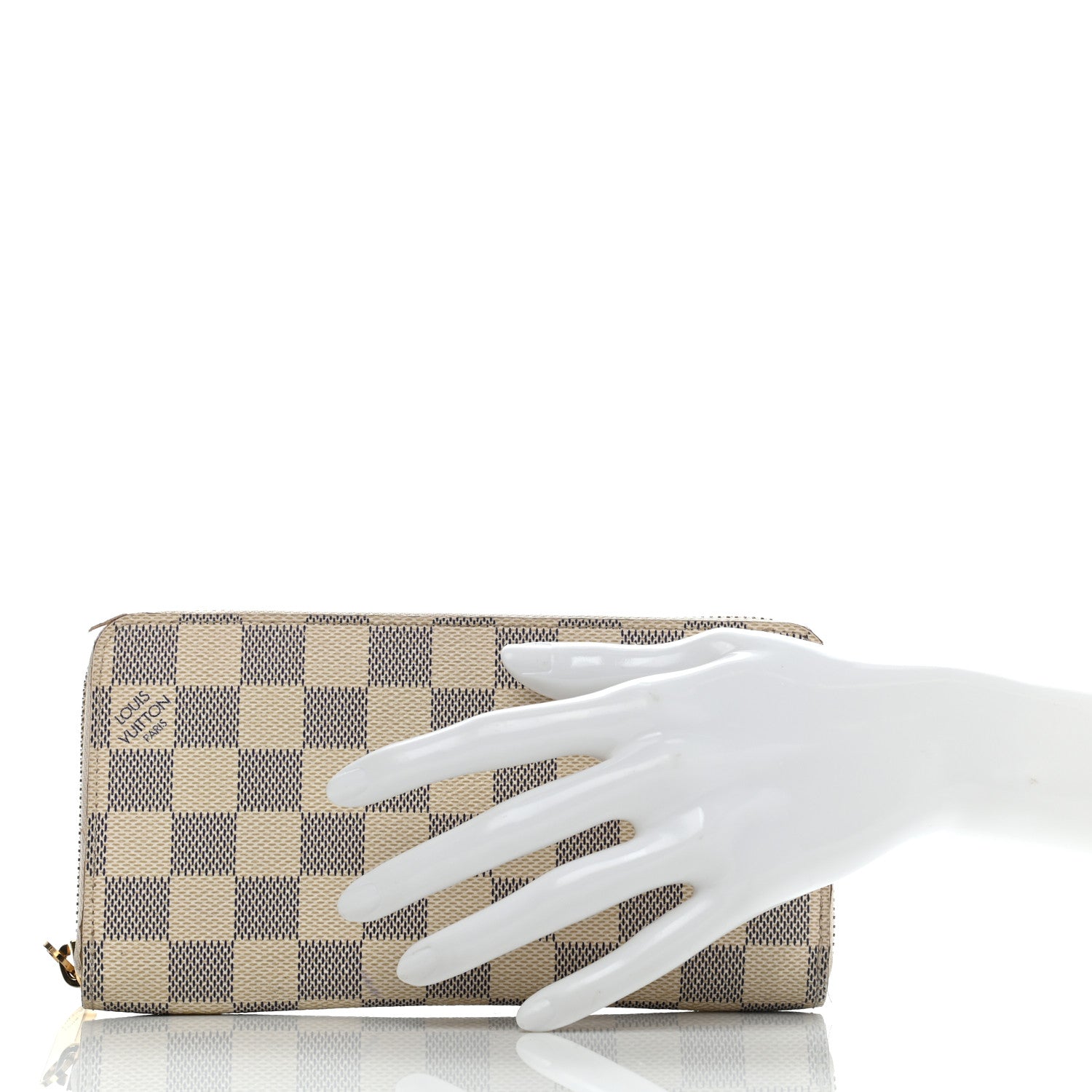 Louis Vuitton Damier Azur Zippy Wallet 2 of 15