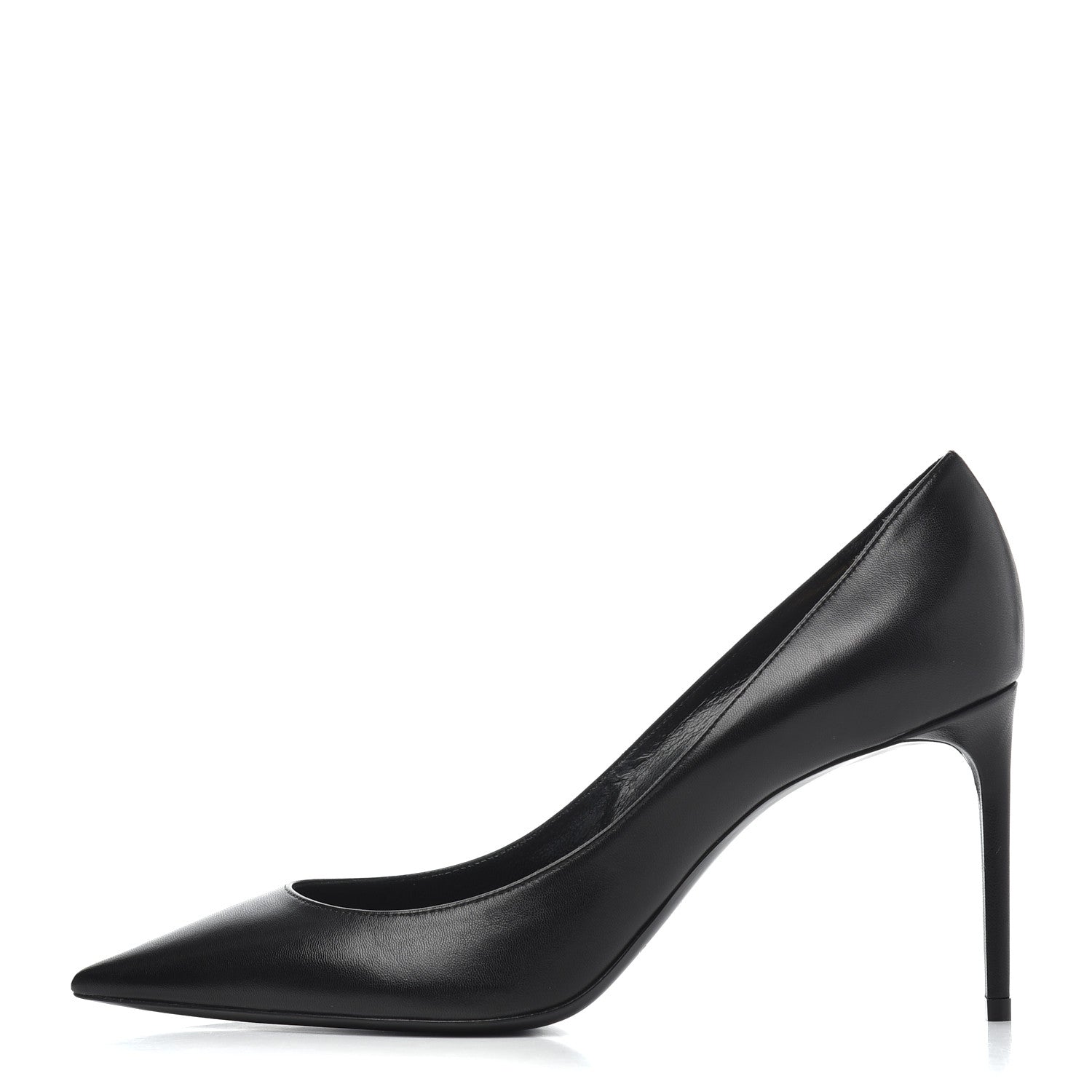 Saint Laurent Calfskin Zoe 85 Pumps 38.5 Black 1 of 11