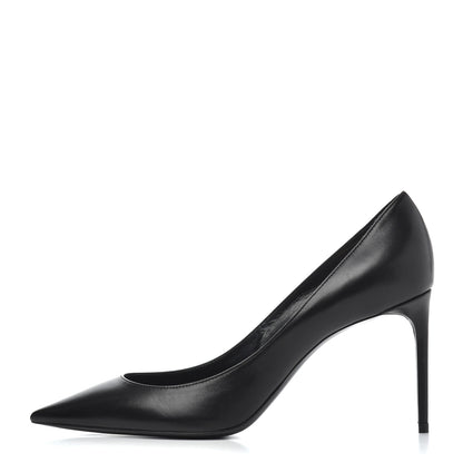 Saint Laurent Calfskin Zoe 85 Pumps 38.5 Black 1 of 11