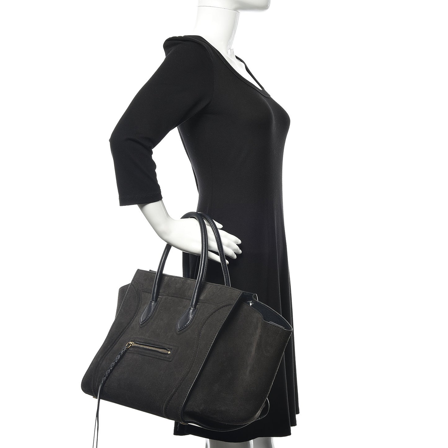 Suede Medium Phantom Luggage Anthracite