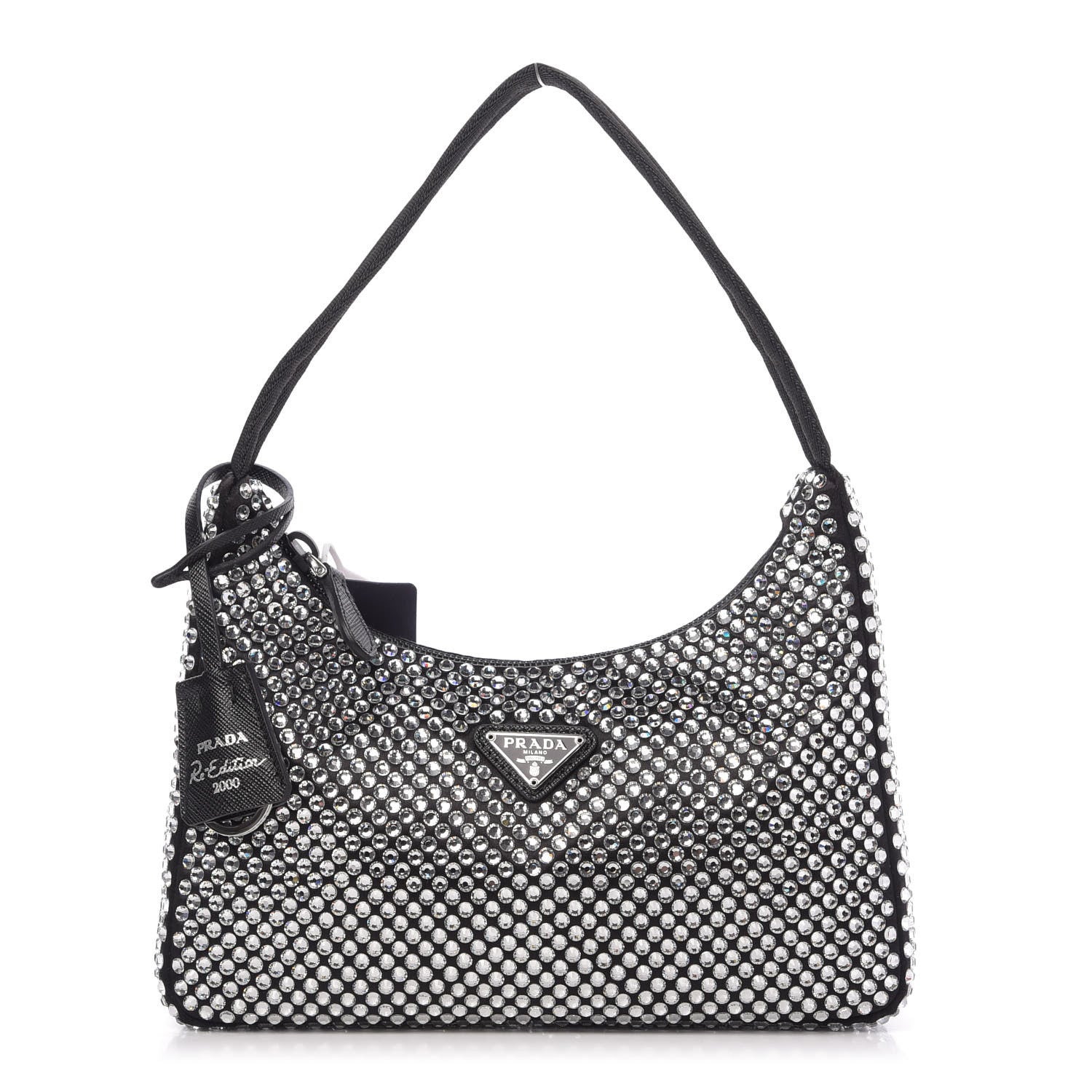 Prada Satin Crystal Mini Re-Edition 2000 Bag Cristal 1 of 10