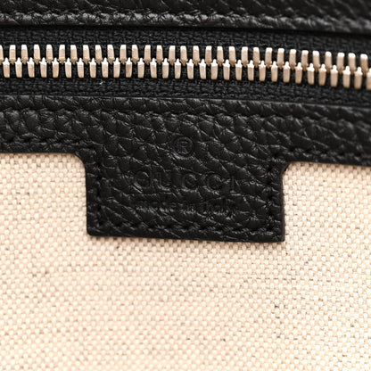 Gucci Piuma Calfskin Jumbo GG Embossed Briefcase Black 6 of 13