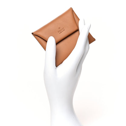 Gucci Calfskin Coin Pouch Brown 2 of 7