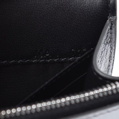 Givenchy Metallic Goatskin Emblem Chain Wallet Silver 8 of 9