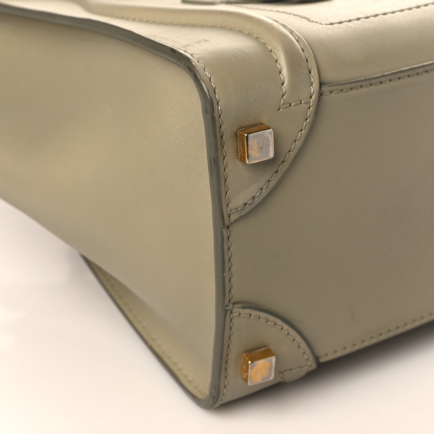 Celine Smooth Calfskin Micro Luggage Khaki 8 of 15