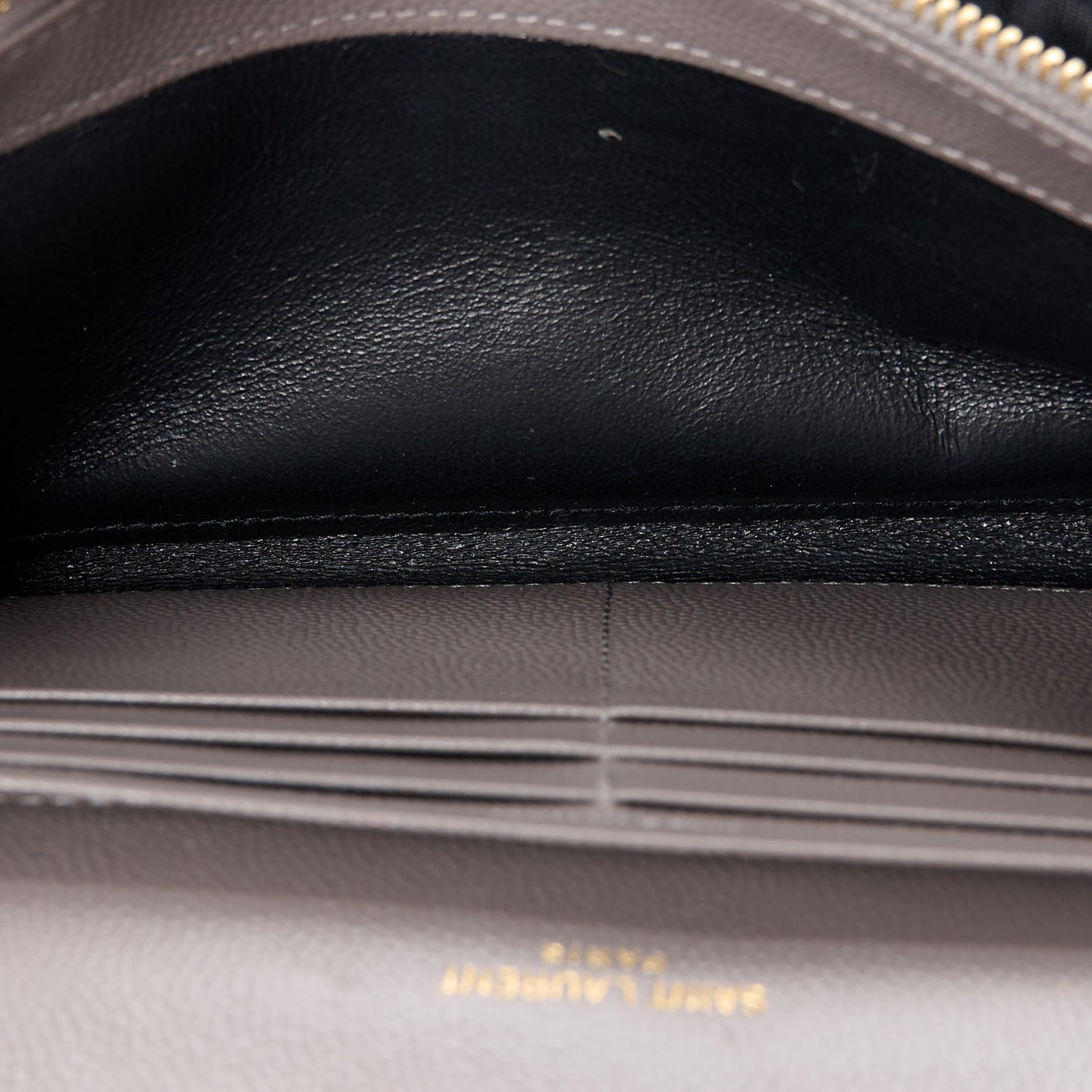 Grain De Poudre Matelasse Chevron Monogram Flap Wallet Storm