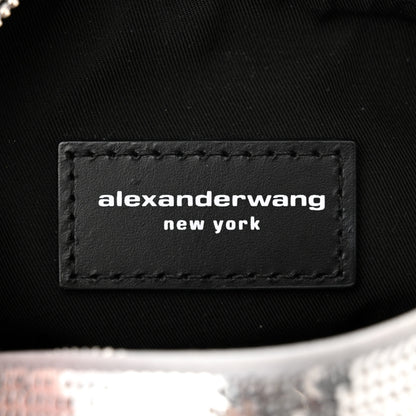 Alexander Wang Sequin Micro Marquess Bag Silver 6 of 10