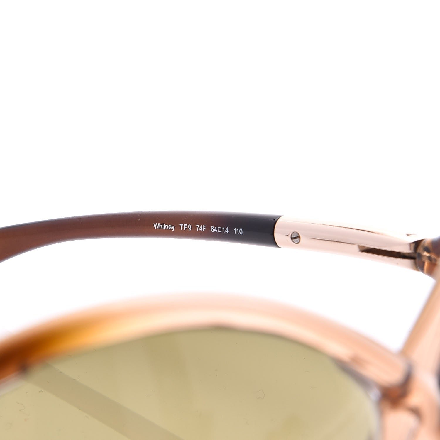 Tom Ford Acetate Whitney Crossover Sunglasses TF9 Dark Brown 5 of 7