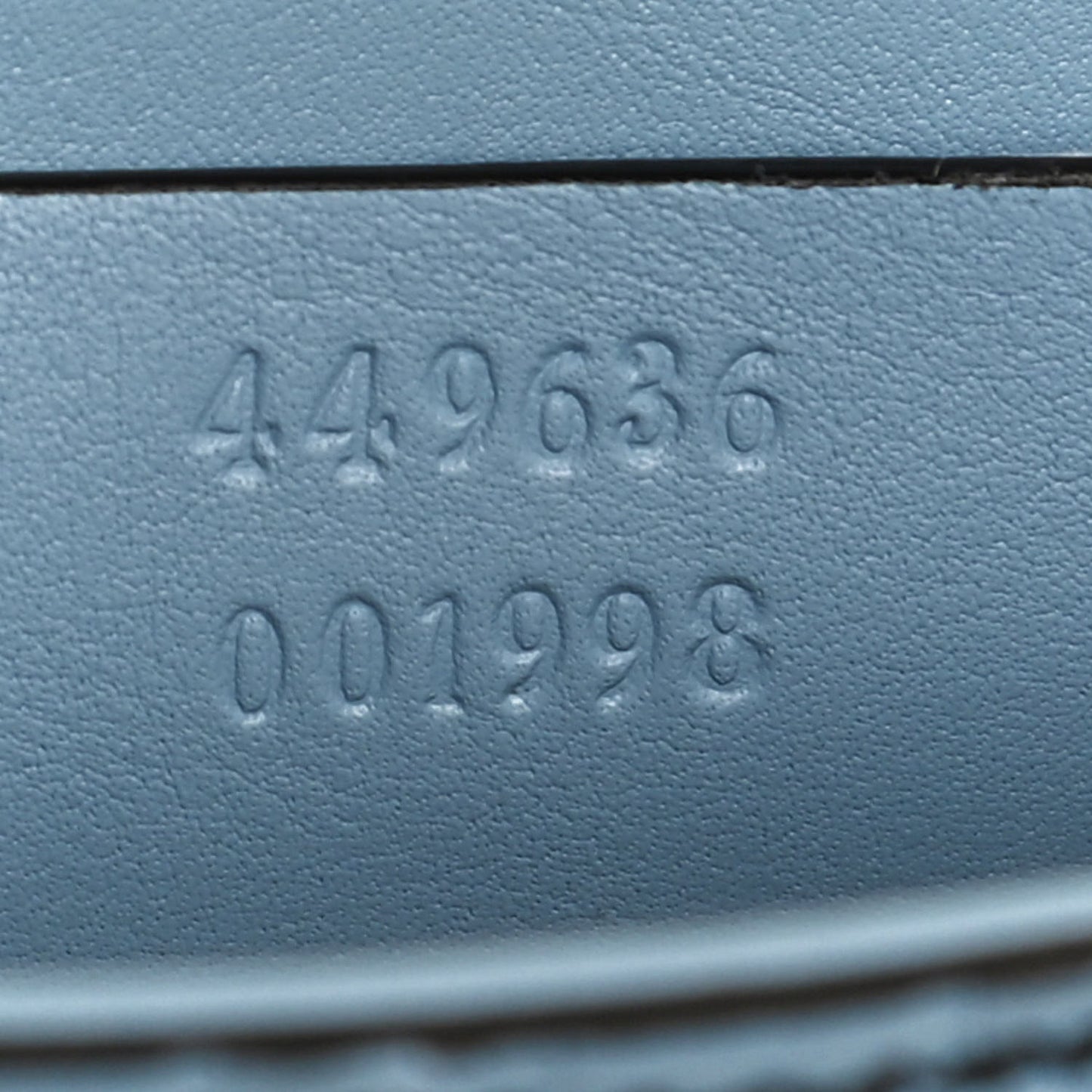 Soft Microguccissima Mini Emily Chain Shoulder Bag Mineral Blue