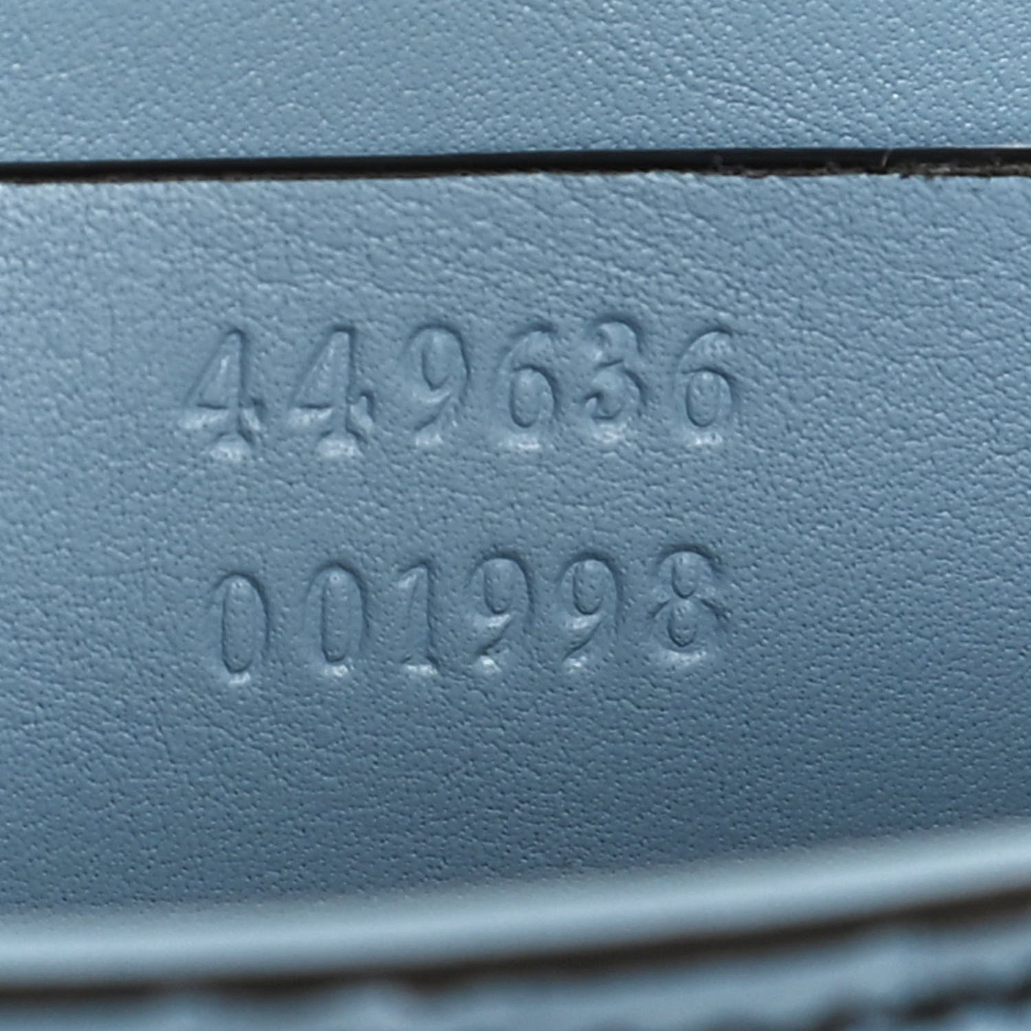 Gucci Soft Microguccissima Mini Emily Chain Shoulder Bag Mineral Blue 7 of 10