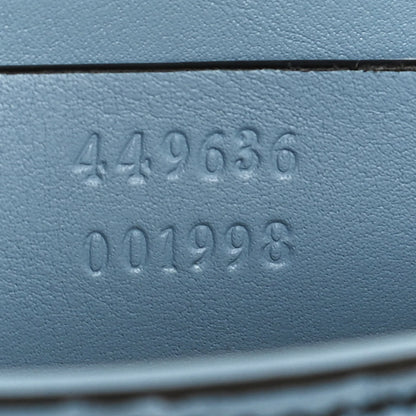 Gucci Soft Microguccissima Mini Emily Chain Shoulder Bag Mineral Blue 7 of 10