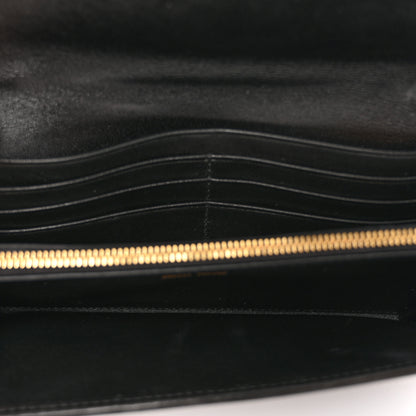 Miu Miu Nappa Matelasse Wallet On Chain Black 5 of 11