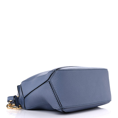 Loewe Calfskin Mini Puzzle Bag Blue 4 of 10