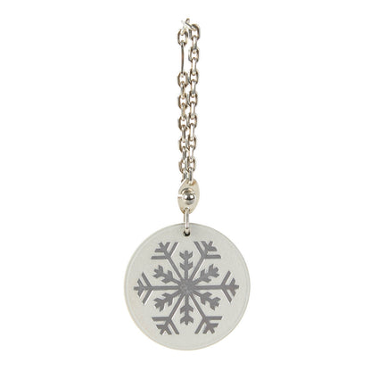 Hermes Swift Snowflake Bag Charm White 1 of 5