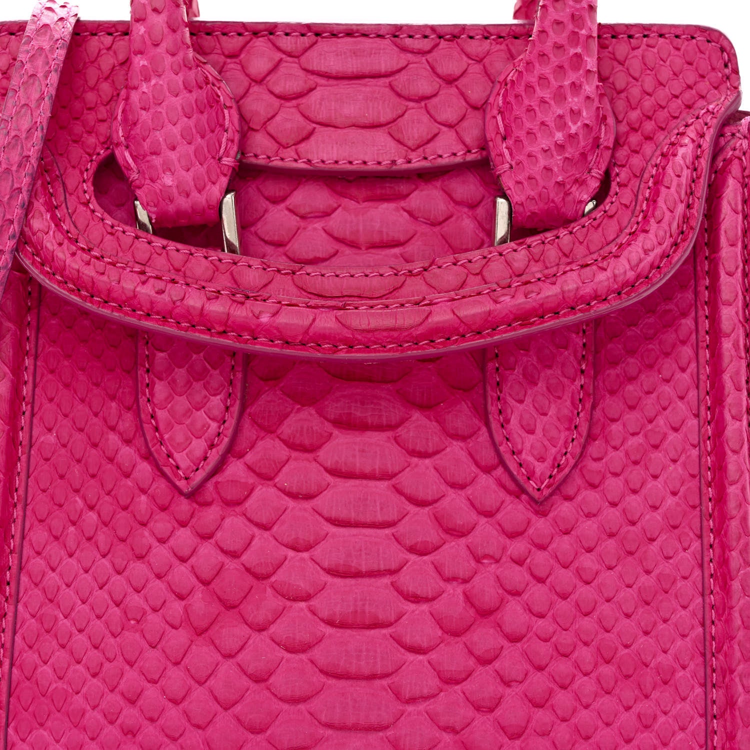 Alexander McQueen Snakeskin Mini Heroine Pink 9 of 11
