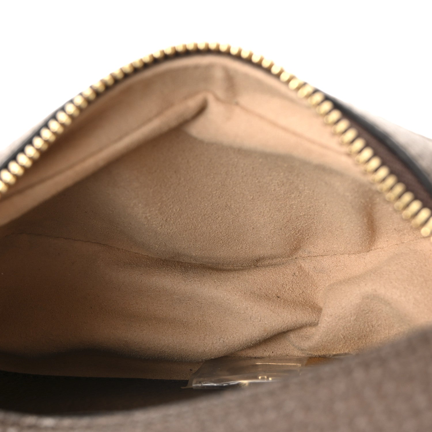 Gucci Monogram Jumbo GG Textured Dollar Calfskin Web Mini Ophidia Half Moon Hobo Camel Ebony New Acero 5 of 9