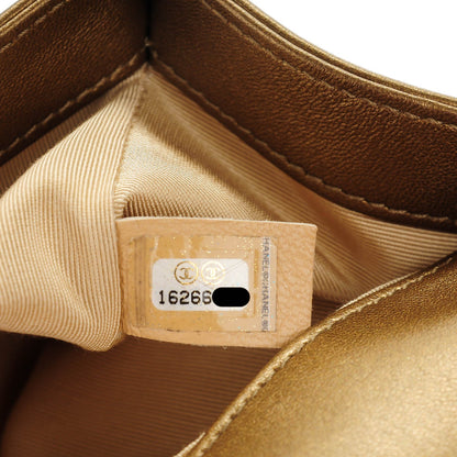 Chanel Lambskin Quilted Medium Boy Flap Dark Gold 7 of 7