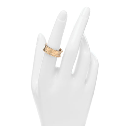 Van Cleef & Arpels 18K Yellow Gold Perlee Signature Ring 54 7 2 of 4