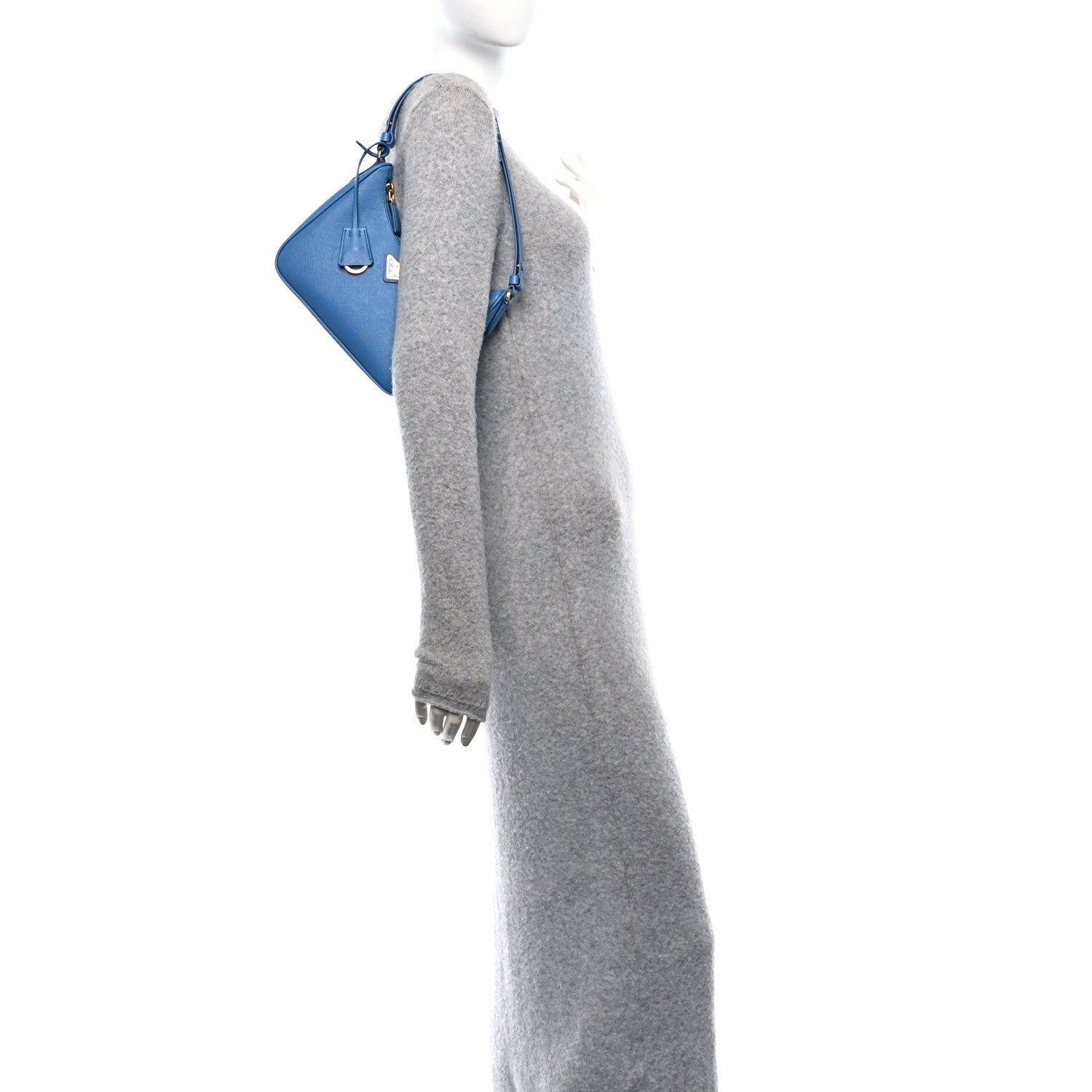 Prada Saffiano Lux Mini Re-Edition Shoulder Bag Onda 3 of 9