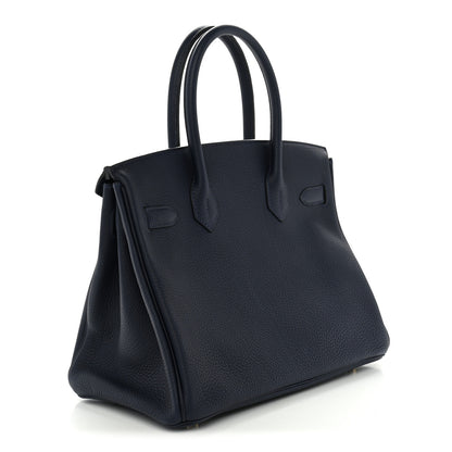 Hermes Togo Birkin 30 Bleu Nuit 3 of 11