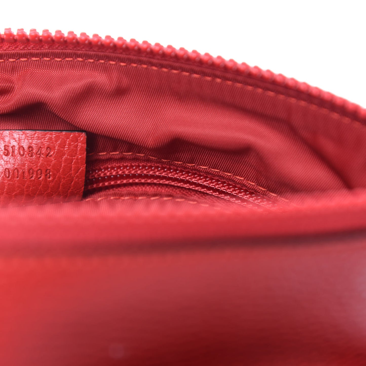 Nylon Monogram Dollar Calfskin Flat Messenger Bag Vibrant Red