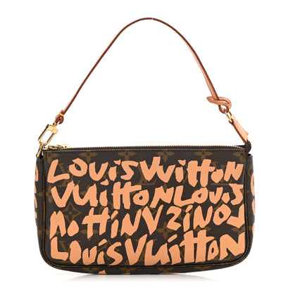 Louis Vuitton Monogram Graffiti Pochette Accessories Peach 1 of 14