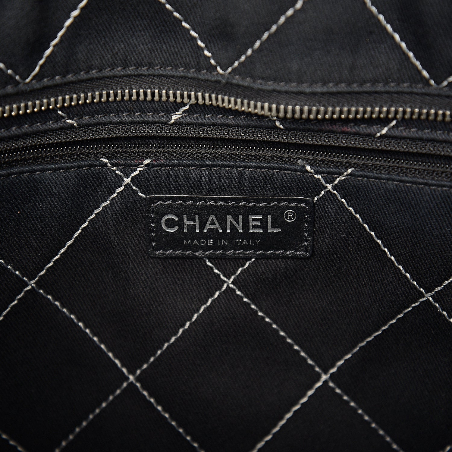 Chanel Metallic Grained Calfskin Shopping Fever Tote Silver 5 of 9