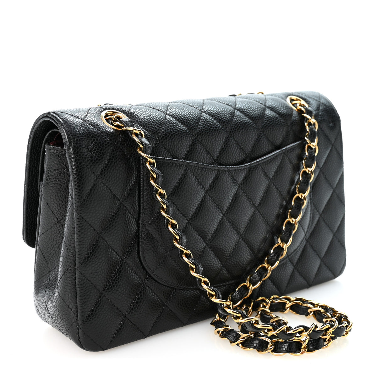 Chanel Caviar Quilted Medium Double Flap Black 3 of 10