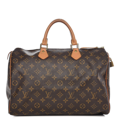 Louis Vuitton Monogram Speedy 35 1 of 15