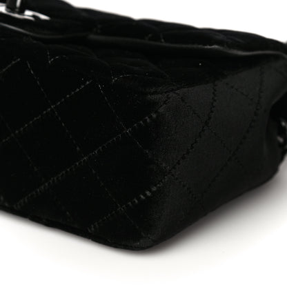 Chanel Velvet Quilted Mini Rectangular Flap So Black 9 of 15
