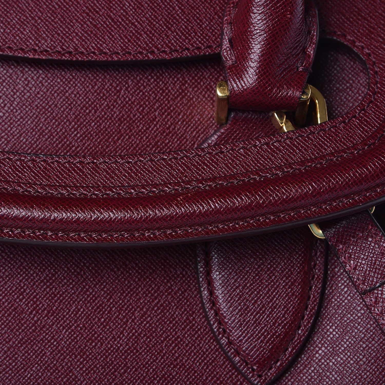 Alexander McQueen Calfskin Small Heroine Burgundy 12 of 17