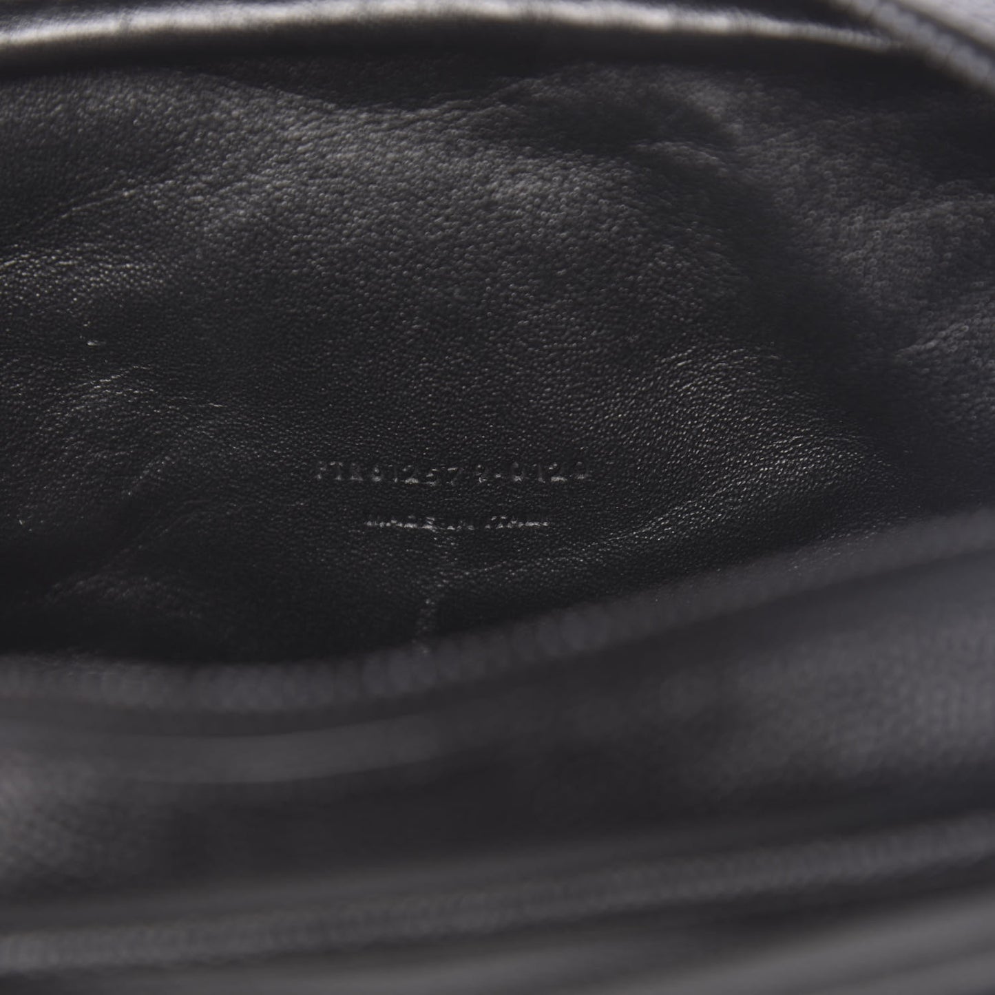 Grain De Poudre Matelasse Monogram Mini Lou Camera Bag Black