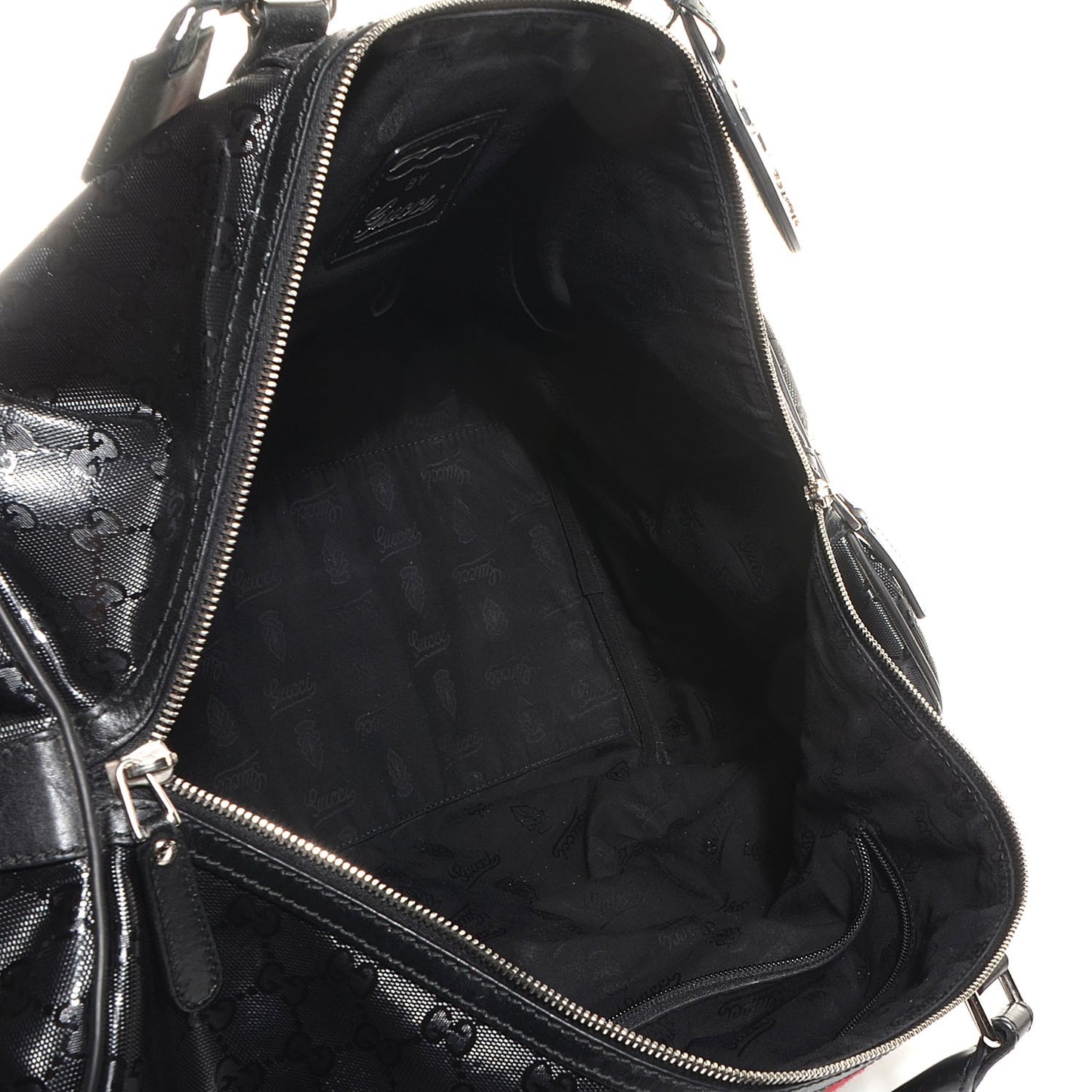 Imprime Monogram Web Carry On Duffle Bag Black