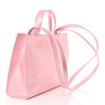 Telfar Metallic Vegan Leather Medium Shopping Bag Ballerina 3 of 11