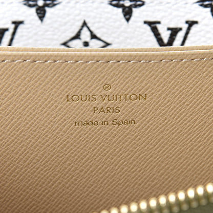 Louis Vuitton Monogram Giant Zippy Wallet Kaki White 6 of 8