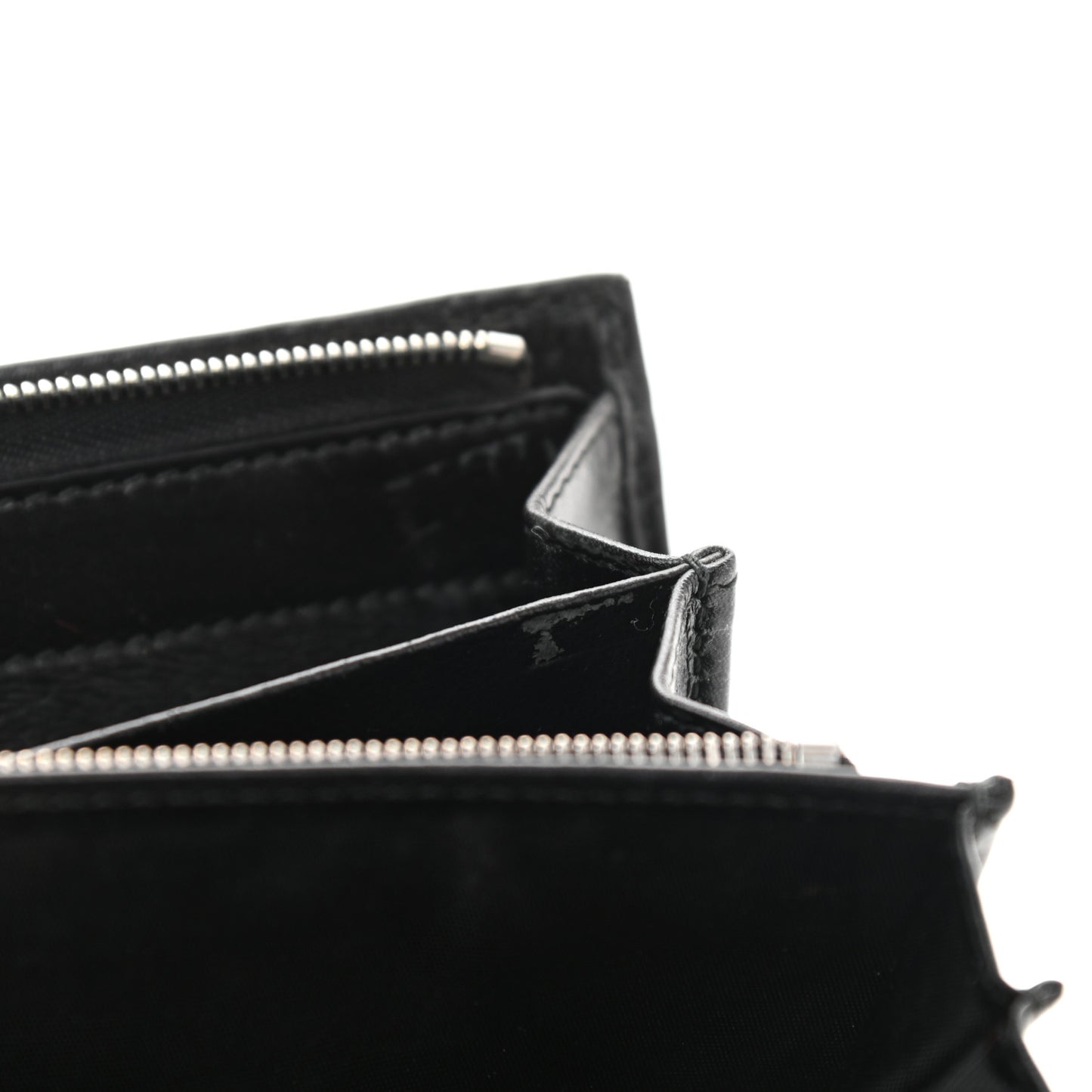 Imprime Monogram GG Pierce Chain Clutch Wallet Black