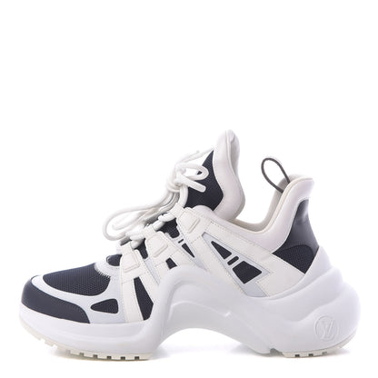 Louis Vuitton Calfskin Technical Nylon LV Archlight Sneakers 39 Marine 1 of 13