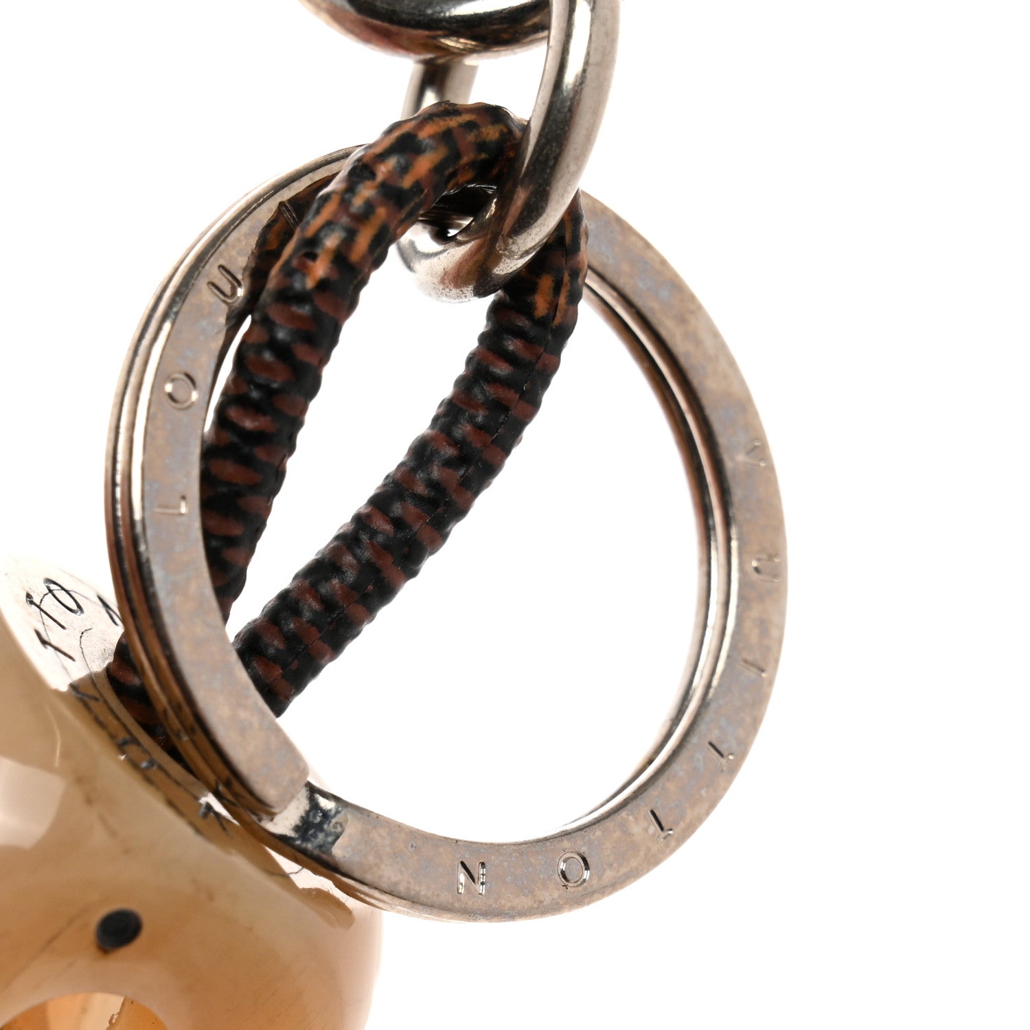Louis Vuitton Damier Metal Resin Dice Key Holder 6 of 7