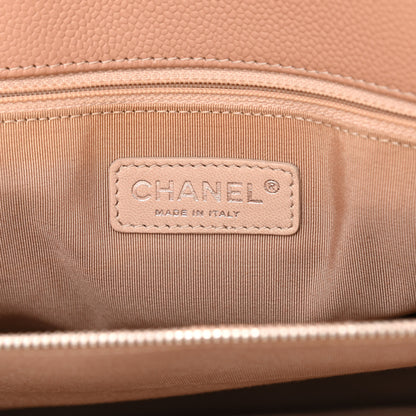Chanel Soft Caviar Quilted Large CC Timeless Tote Beige 6 of 13