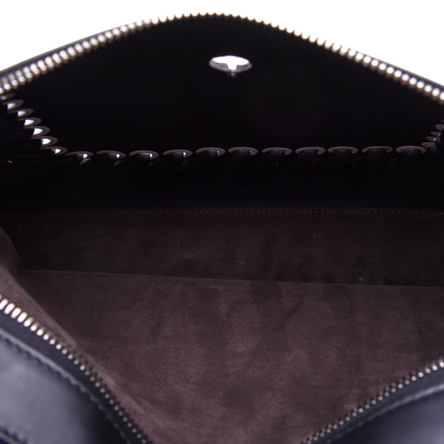 Vitello Baltico Shiny Nappa Lace Up DotCom Satchel Black Moresco Multicolor