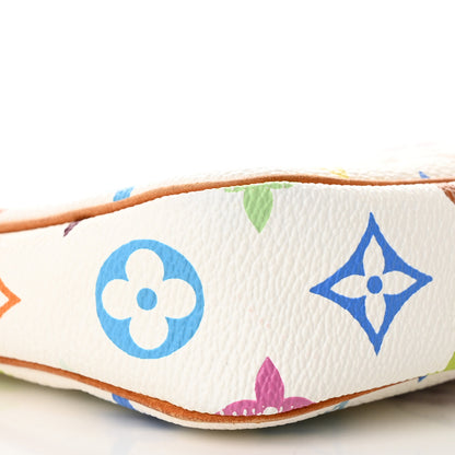 Louis Vuitton Monogram Multicolor Pochette Accessories White 9 of 11