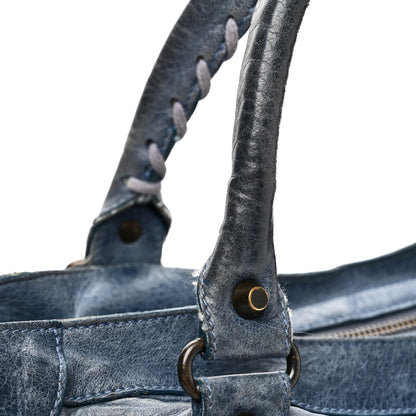 Balenciaga Agneau Classic Hardware City Bleu Glacier 13 of 13