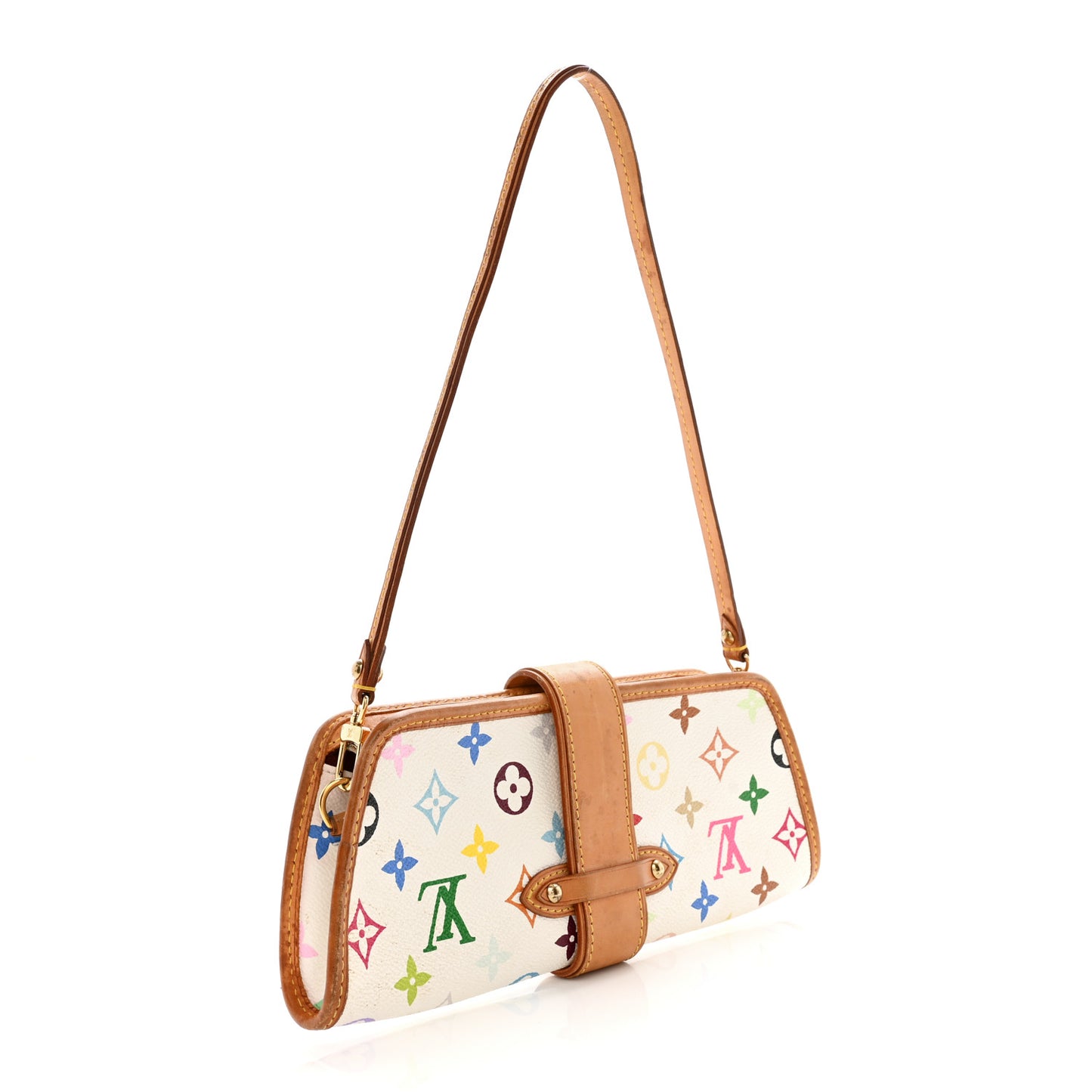 Monogram Multicolor Shirley White