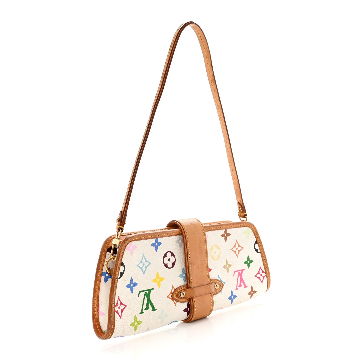 Louis Vuitton Monogram Multicolor Shirley White 3 of 16