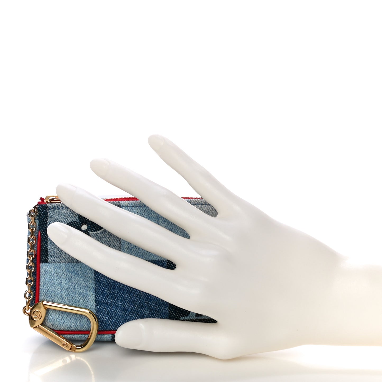 Denim Micro Pochette Accessories Denim Rouge