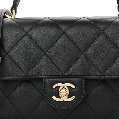 Chanel Calfskin Quilted Coco Lady Flap Black 9 of 11