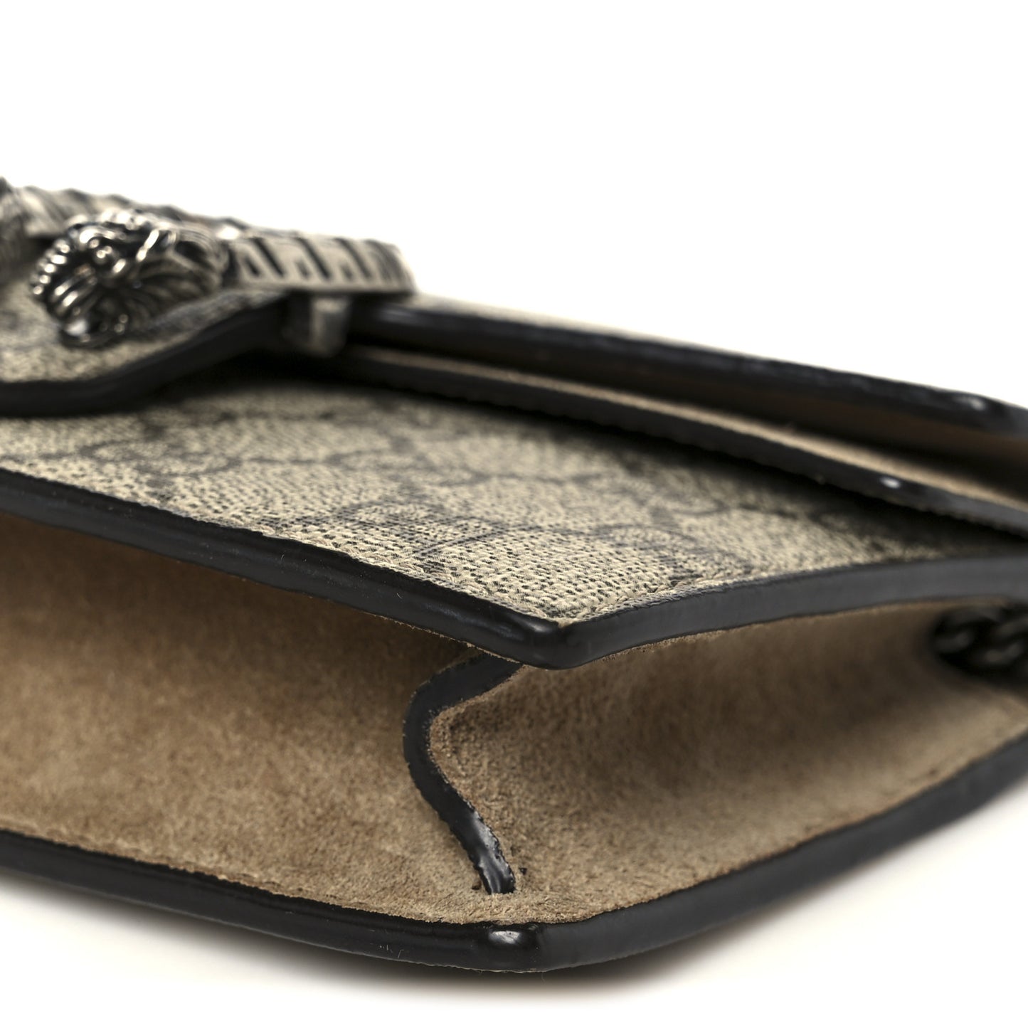 GG Supreme Monogram Super Mini Dionysus Shoulder Bag Taupe